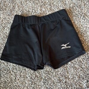Mizuno Black Athletic Shorts Performance Wear